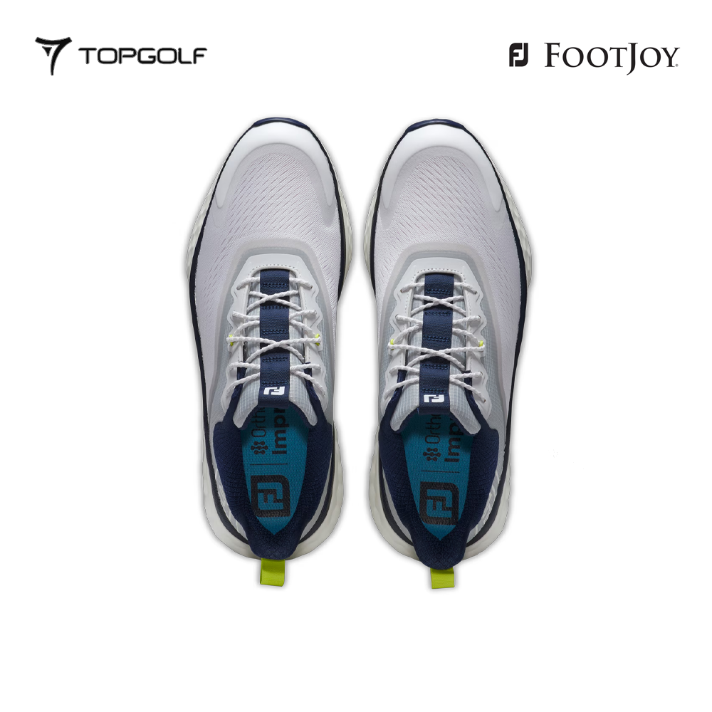 FOOTJOY SHOES MEN 56993 XW FJ QUANTUM TEXTILE LACED WH/GY/BL