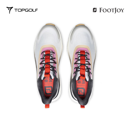 FOOTJOY SHOES W 97828 W WOMEN'S FJ QUANTUM TEXTILE LACED CR/BK/PK