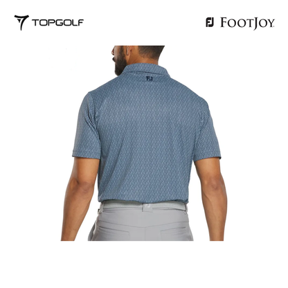FOOTJOY POLO MEN 37447 FF MODERNIST GEO PIQ ST BL 25FW 26