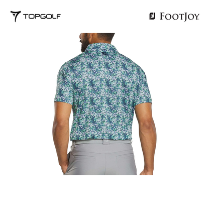 FOOTJOY POLO MEN 37461 FF GARDEN PRT LSL NAVY 25FW 26