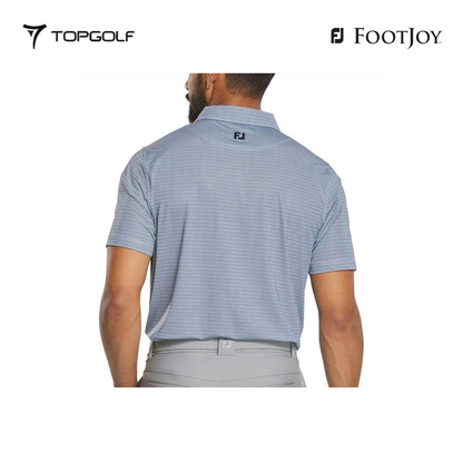 FOOTJOY POLO MEN 37476 FF TEE GEO PRT LSL NAVY 25FW 26