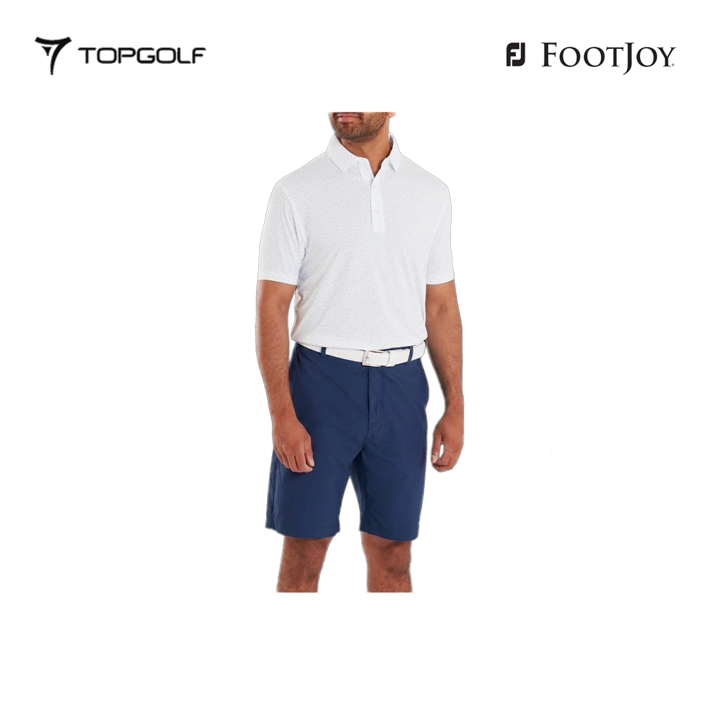 FOOTJOY POLO MEN 37479 FF BIRD PRT LSL NAVY/WHITE 25FW 26