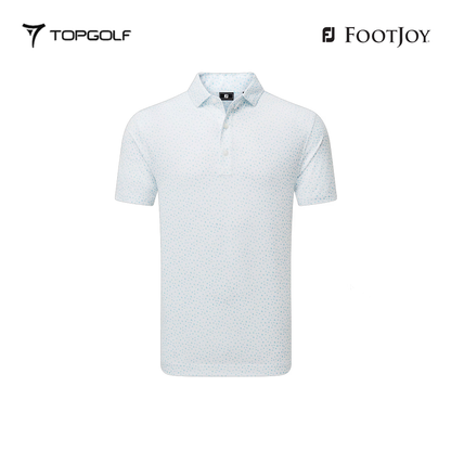 FOOTJOY POLO MEN 37479 FF BIRD PRT LSL NAVY/WHITE 25FW 26