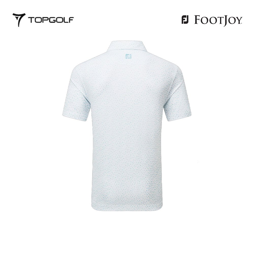 FOOTJOY POLO MEN 37479 FF BIRD PRT LSL NAVY/WHITE 25FW 26