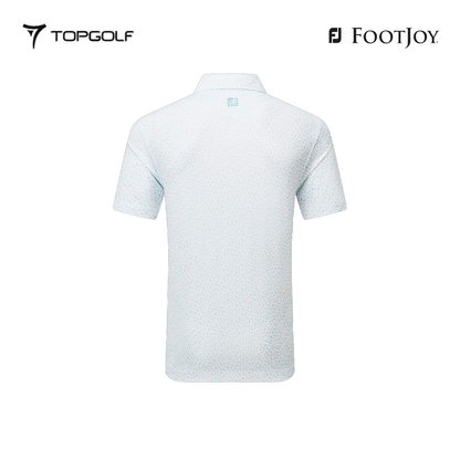 FOOTJOY POLO MEN 37479 FF BIRD PRT LSL NAVY/WHITE 25FW 26