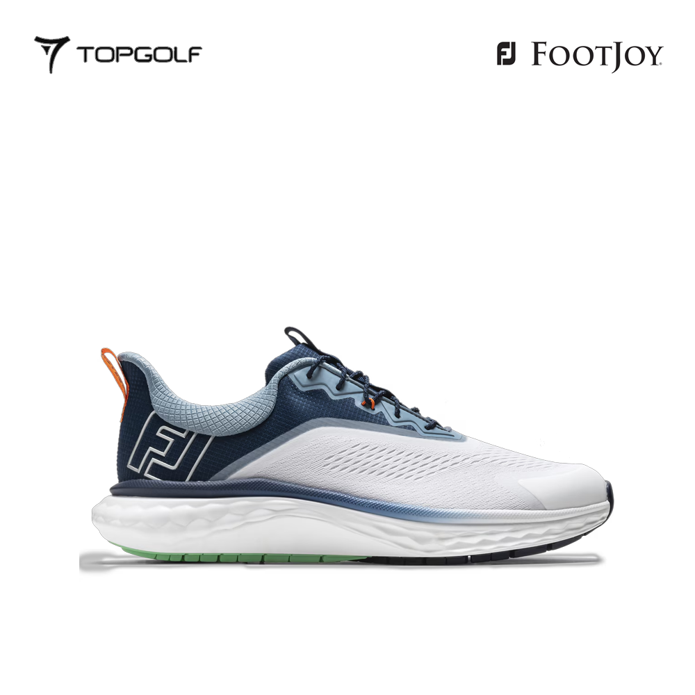 FOOTJOY SHOES MEN 57041 XW FJ QUANTUM TEXTILE LACED WH/NV/GR