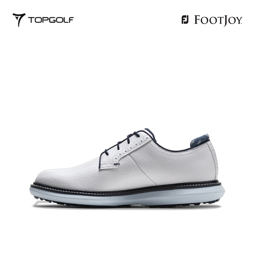 FOOTJOY SHOES MEN 57974 XW TRADITIONS LACED WH/NV/BL