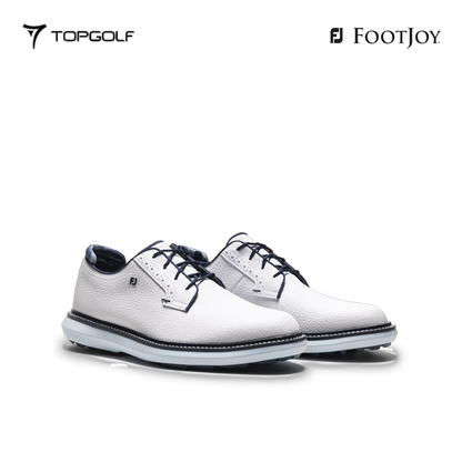 FOOTJOY SHOES MEN 57974 XW TRADITIONS LACED WH/NV/BL