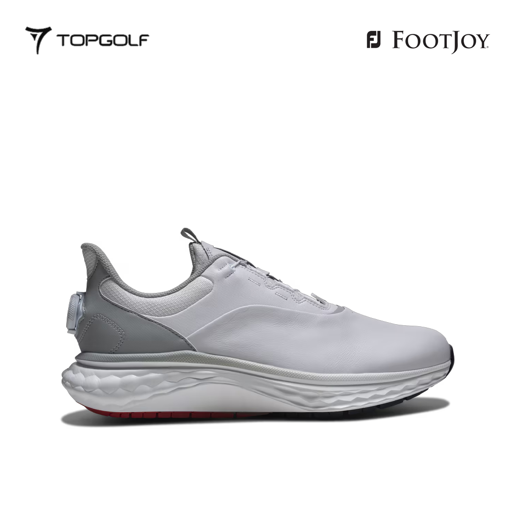 FOOTJOY SHOES 57052 XW MEN FJ QUANTUM BOA WH/WH/GY