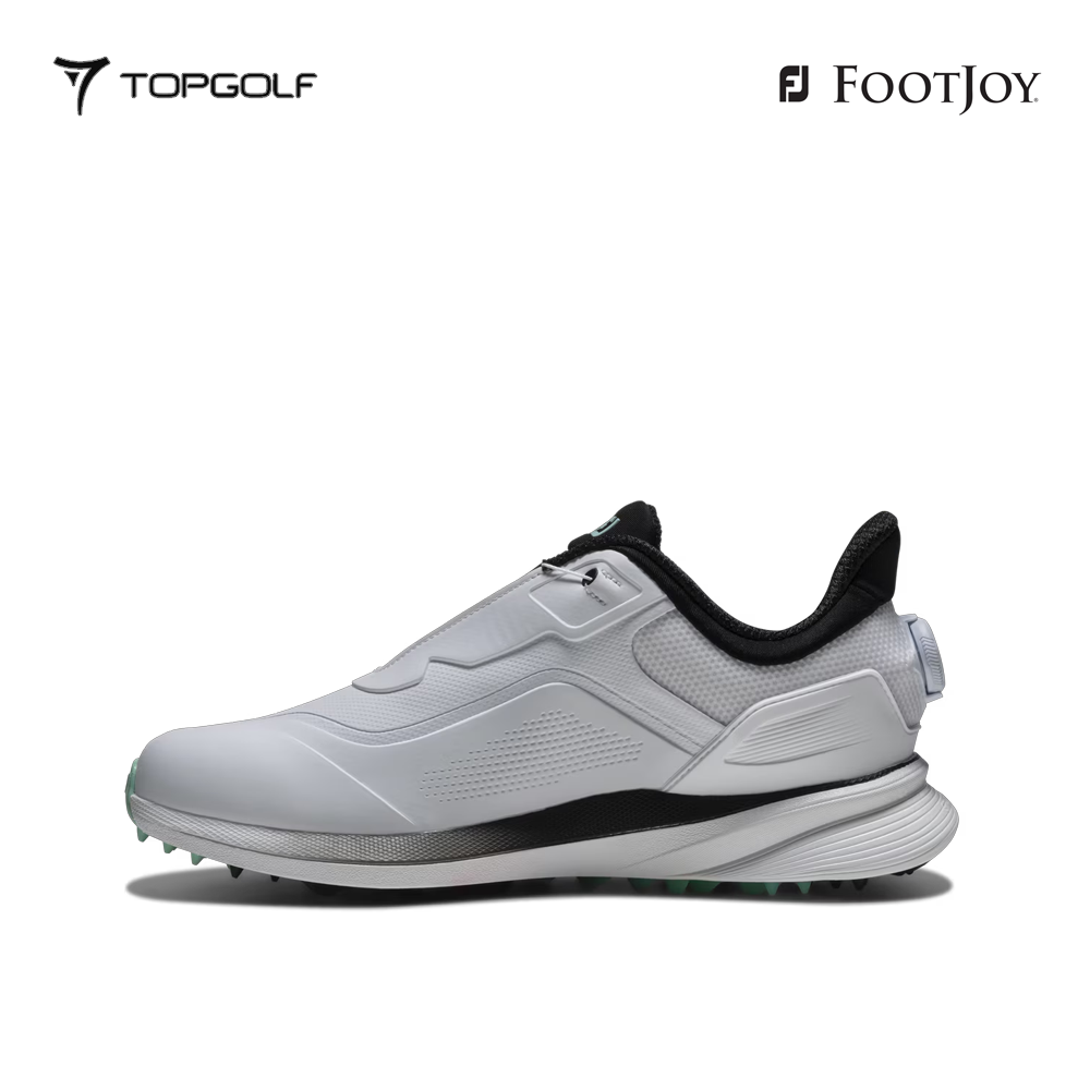 FOOTJOY SHOES MEN 56956 GS M PROSL BOA WHT/BLK/TEL S26