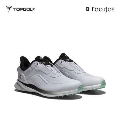 FOOTJOY SHOES MEN 56956 GS M PROSL BOA WHT/BLK/TEL S26