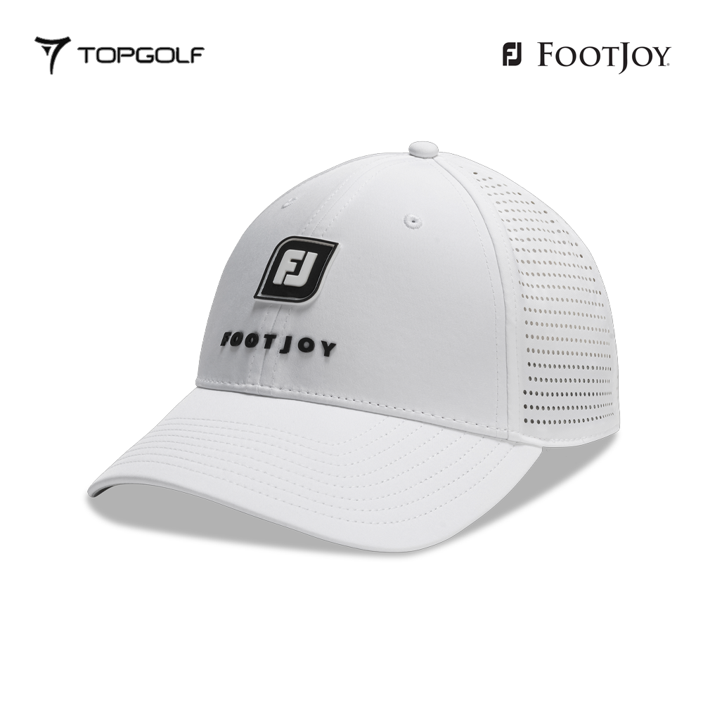 FOOTJOY HAT 45854 GS PERF TRUCKER WHITE S26 FR
