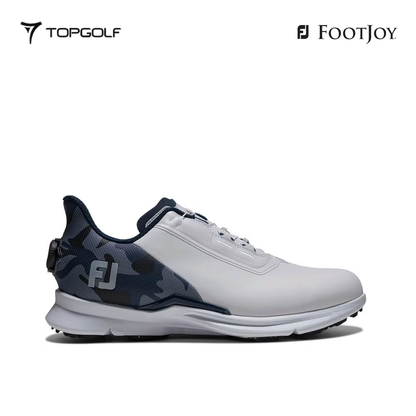 FOOTJOY SHOES 55395 XW MEN FJ FUEL BOA WH/BL/BL