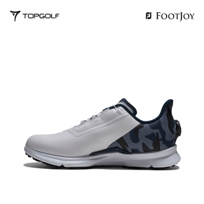 FOOTJOY SHOES 55395 XW MEN FJ FUEL BOA WH/BL/BL
