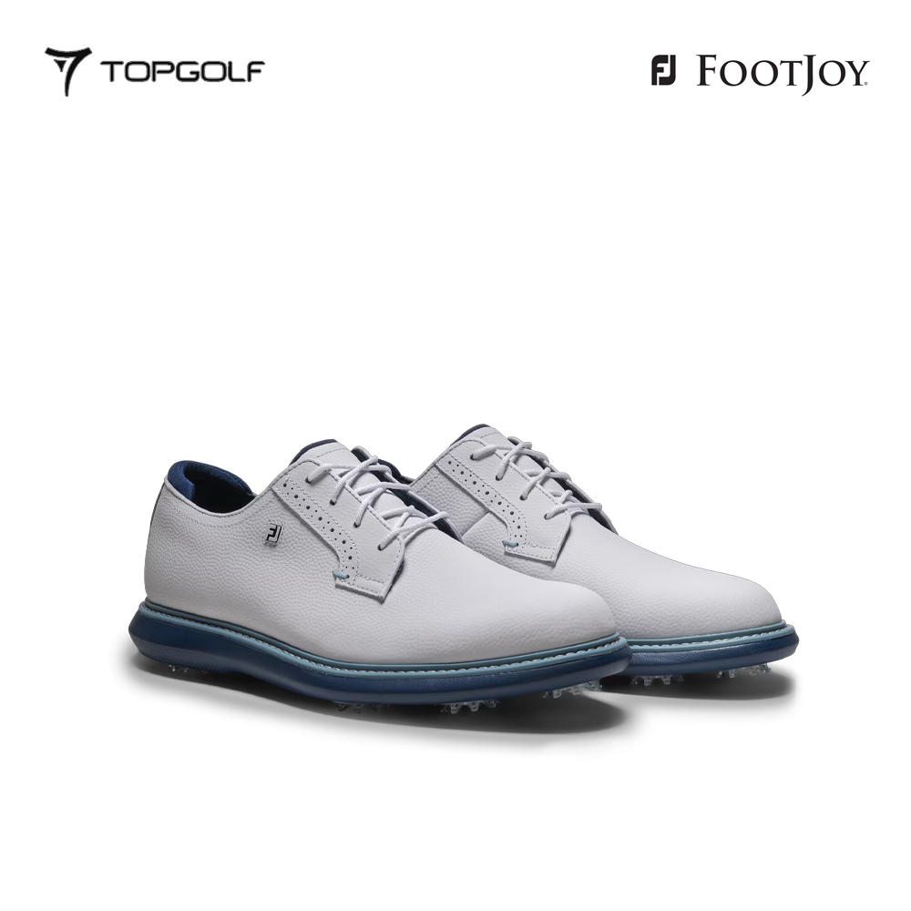 FOOTJOY SHOES 57982 XW MEN TRADITIONS LACED WH/NV/BL