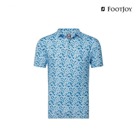 FOOTJOY POLO M ES PRIMROSE PRT LSL AF BLUE 82335