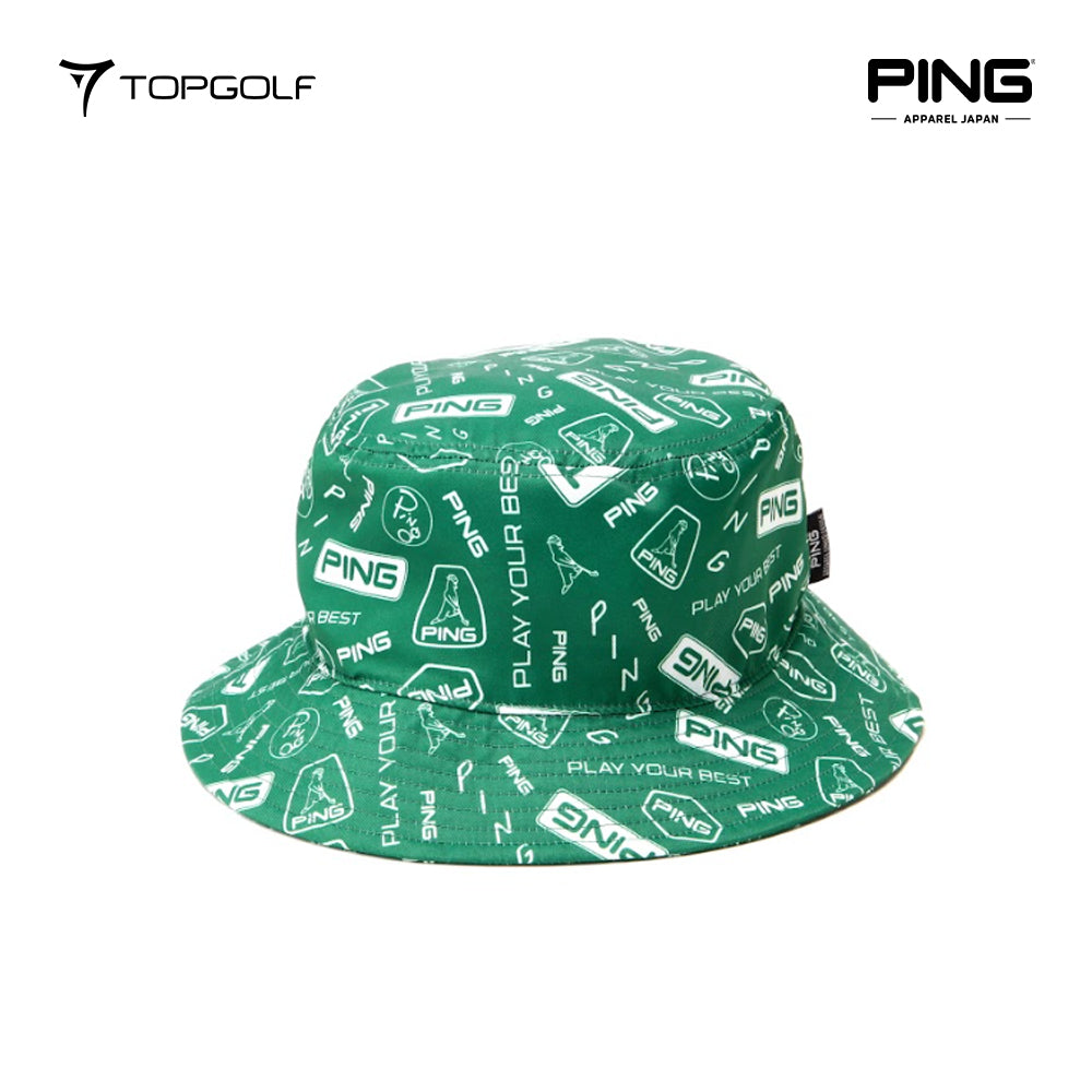 PING JAPAN Hat M 6215187285 – Topi Unisex Premium All-Over Print 25SS FR | Stylish & Sporty