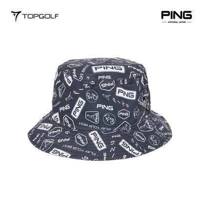 PING JAPAN Hat M 6215187285 – Topi Unisex Premium All-Over Print 25SS FR | Stylish & Sporty