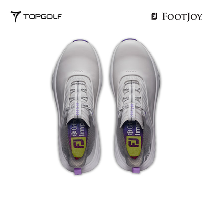 FOOTJOY SHOES 97809 EF QUANTUM EXCEL W GRY/WHT/PPL