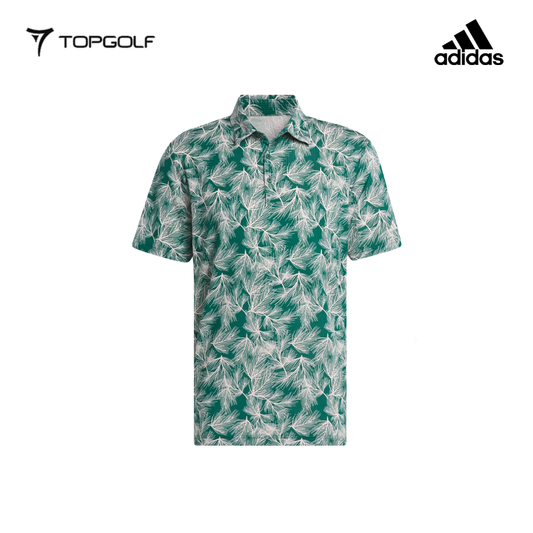 ADIDAS MEN POLO IW1409 ULT365 PINE PRT GREEN