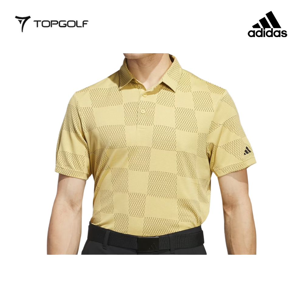 ADIDAS MEN POLO IX4318 TEXTURED OAT