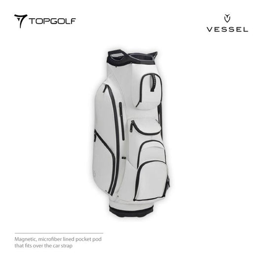 CADDIE BAG VESSEL LUX XV 22 MATTE WHITE