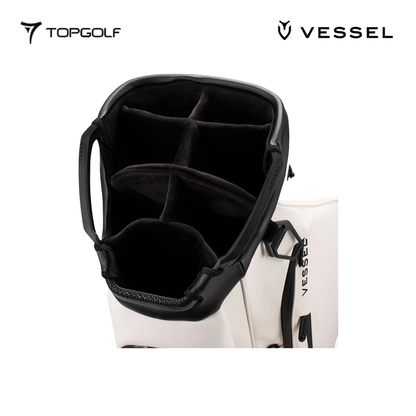 Bag Golf VESSEL CADDIE BAG LUX 14 WAY 9030221-02 WHITE