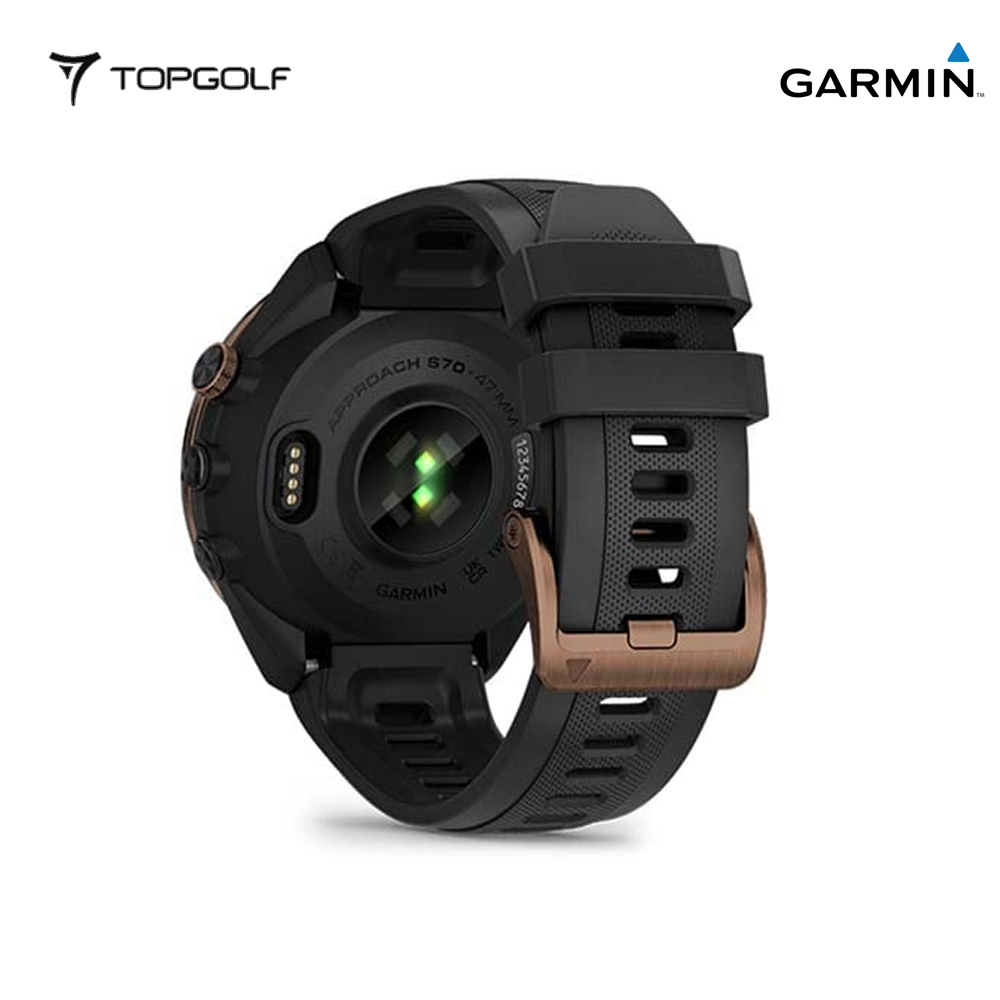 GARMIN Approach S70 47 mm – Smart Golf GPS Watch Premium (Bronze Edition)