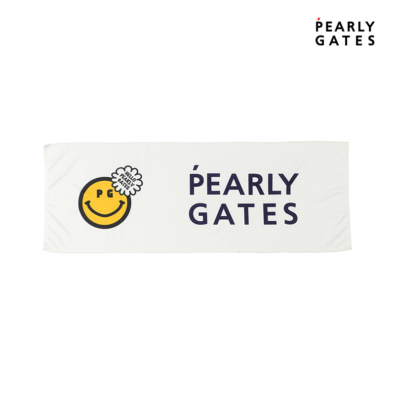 TOWEL SMILEY PEARLY GATES 053-4199057 WHITE FR