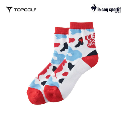 LE COQ SOCK QGCXJB08 W JACQUARD SHORT LENGTH 22-24