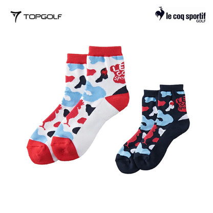 LE COQ SOCK QGCXJB08 W JACQUARD SHORT LENGTH 22-24