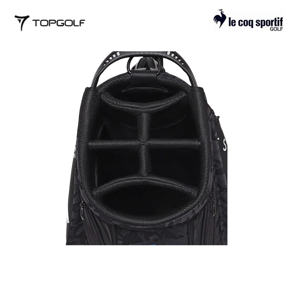 LE COQ CADDIE BAG QQBXJJ00 MIX DESIGN BK F