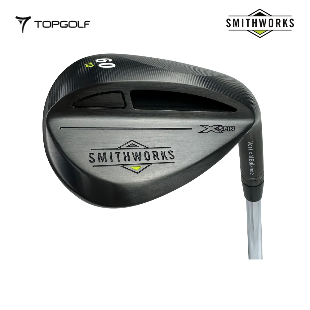 SMITHWORKS Laser-Milled X-Spin Wedge Gun Metal – Premium Short-Game Performance Wedge
