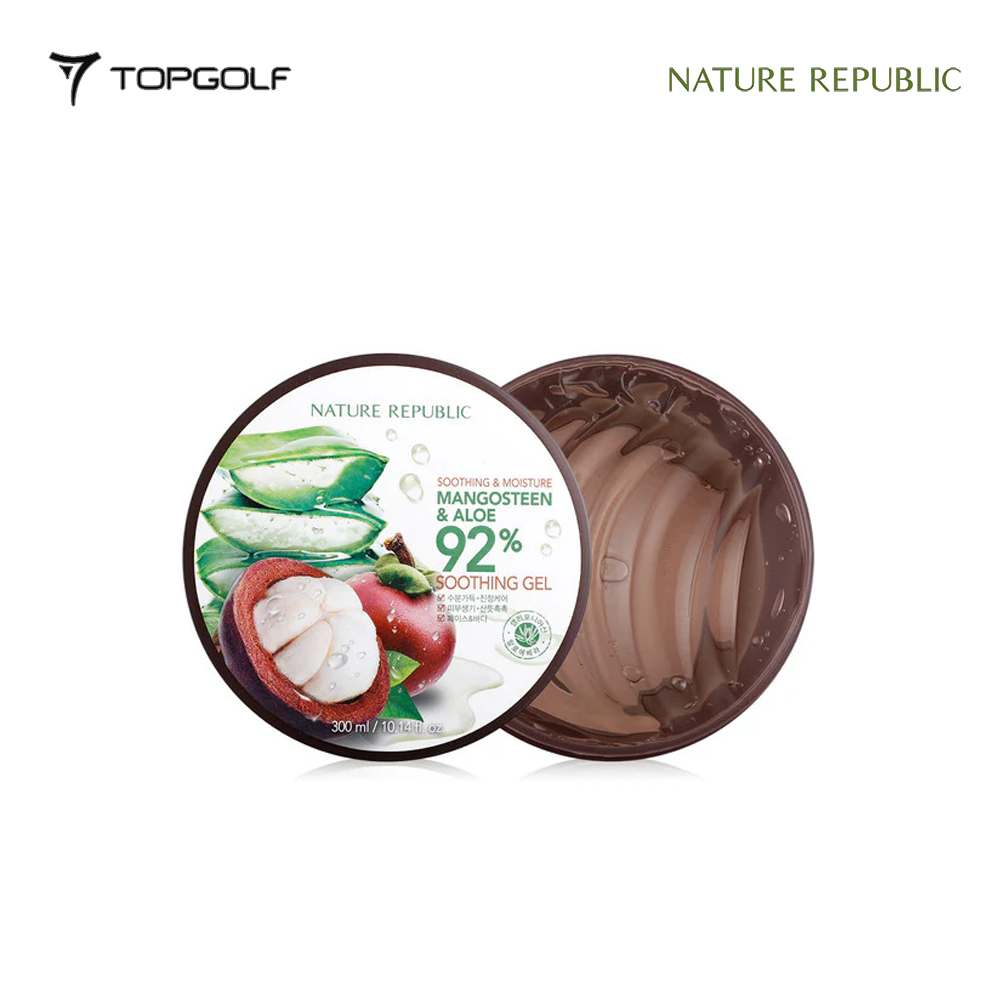 NATURE REPUBLI SOOTHING&MOISTURE MANGOSTEEN NH0961 ALOE 92% SOOTHING GEL