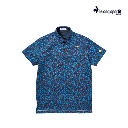 atasan pria golf Le Coq Polo M Lg5Shs09M Cool Quil Short Sleeve Nv00 25Ss