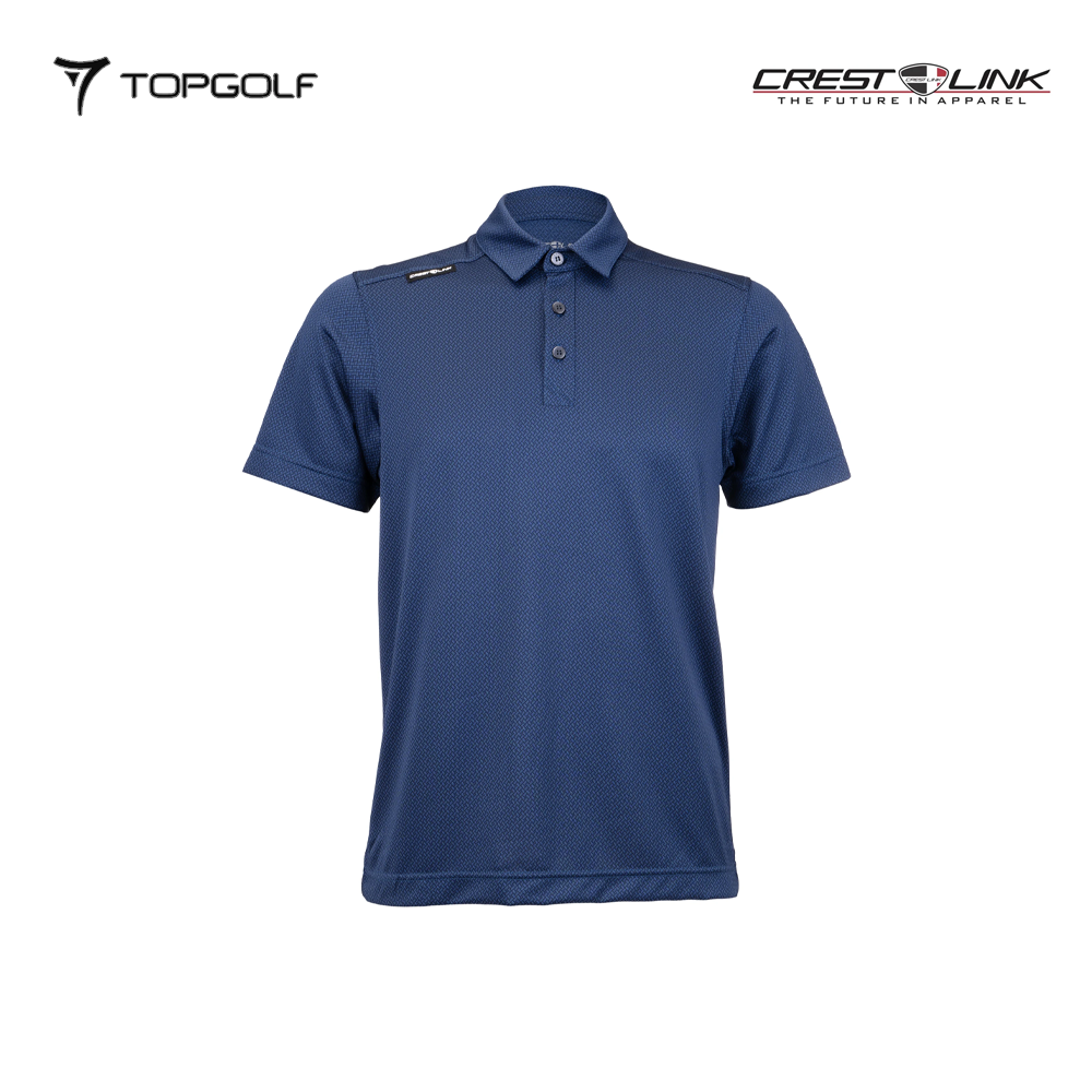 atasan pria golf Crest Link Polo M 80381345 Peacock