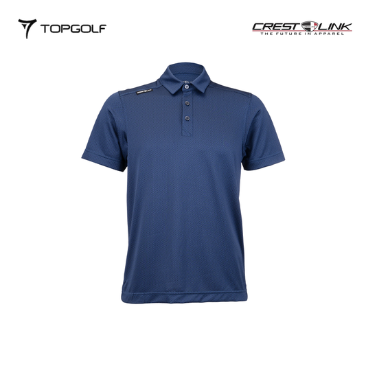 atasan pria golf Crest Link Polo M 80381345 Peacock