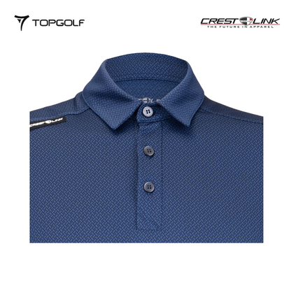 atasan pria golf Crest Link Polo M 80381345 Peacock