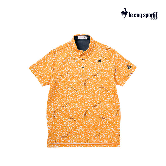 atasan pria golf Le Coq Polo M Lg5Shs09M Cool Quil Short Sleeve Or00 25Ss