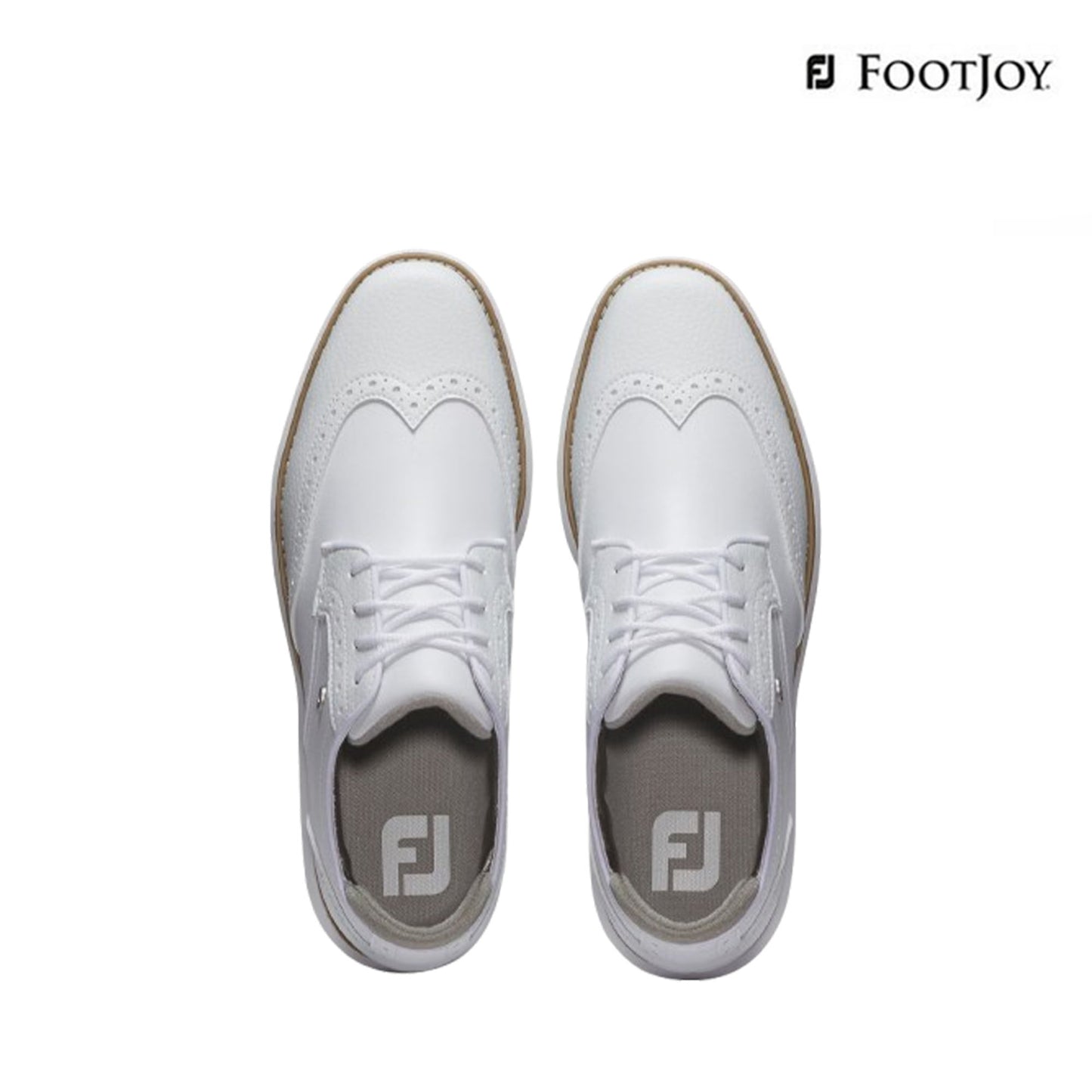 sepatu golf wanita Footjoy Shoes 97931 Ef Traditions W Wht/Wht/Wht