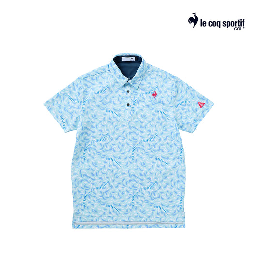atasan pria golf Le Coq Polo M Lg5Shs09M Cool Quil Short Sleeve Sa00 25Ss