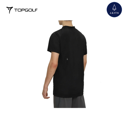 AKITS POLO AM0219 MEN ALIGN QUARTERZIP BLACK