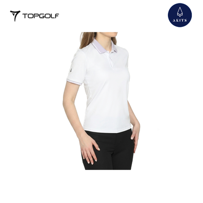 AKITS POLO AL0105 WOMEN IRIS WHITE LILAC