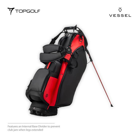STAND BAG VESSEL PLAYER IV 6 WAY CRIMSON RED