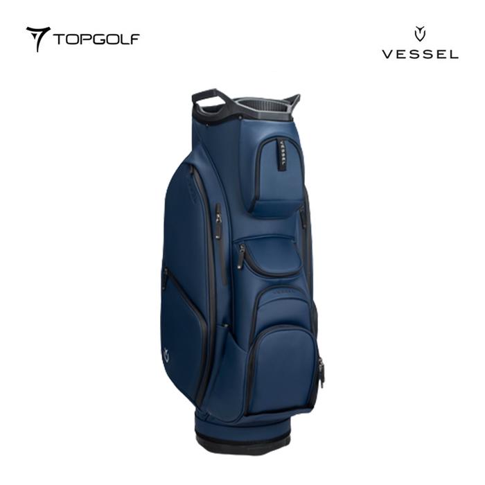 CADDIE BAG VESSEL LUX XV 2.0 22 PEBBLED NAVY