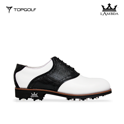 LAMBDA GOLF SHOES FERRARA BLACK WHITE