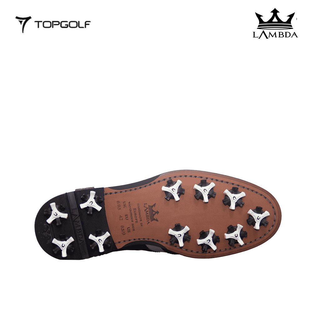 LAMBDA GOLF SHOES FERRARA BLACK WHITE