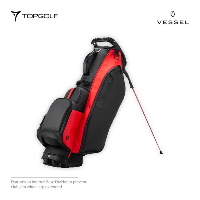 STAND BAG VESSEL PLAYER IV 14 WAY CRIMSON RED