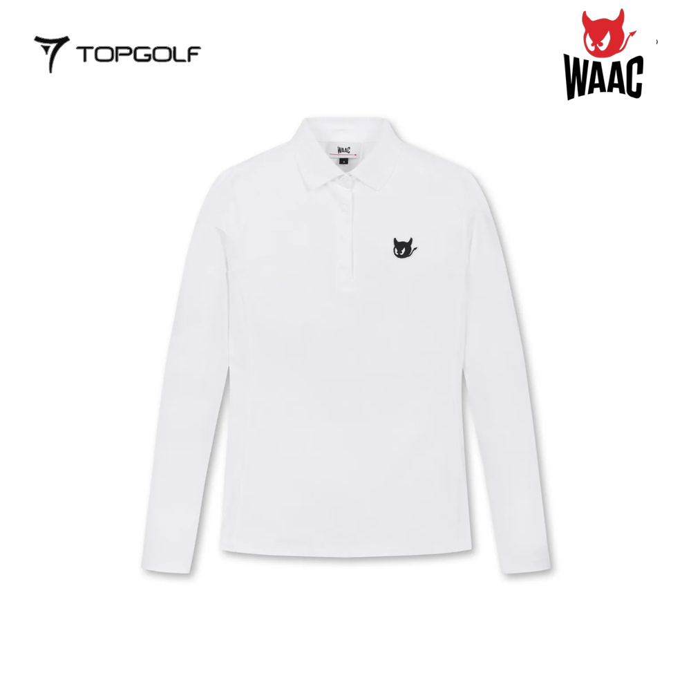 WAAC POLO W LONG SLEEVE WWTBS25104-WHX 25SS