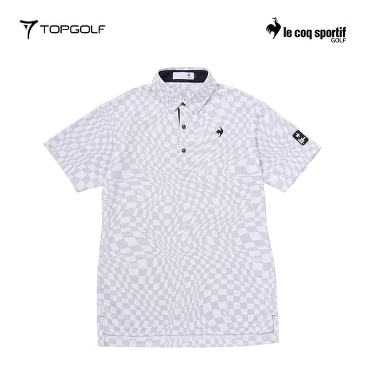 Le Coq Polo M Lg5Shs01M Vichy Check Short Sleeve Gy00 25Ss